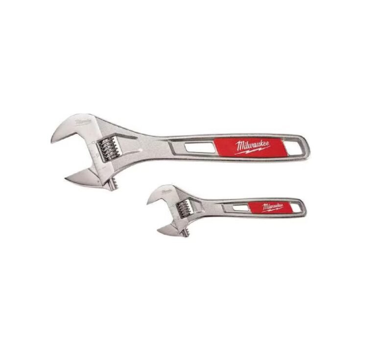 Unlocking Versatility: The Milwaukee 2-Pc Adjustable Chrome Plate Wrench Set – 6″