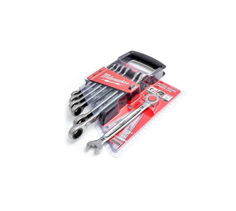 Discover the Milwaukee Max Bite Ratcheting Metric Combination Spanner Set
